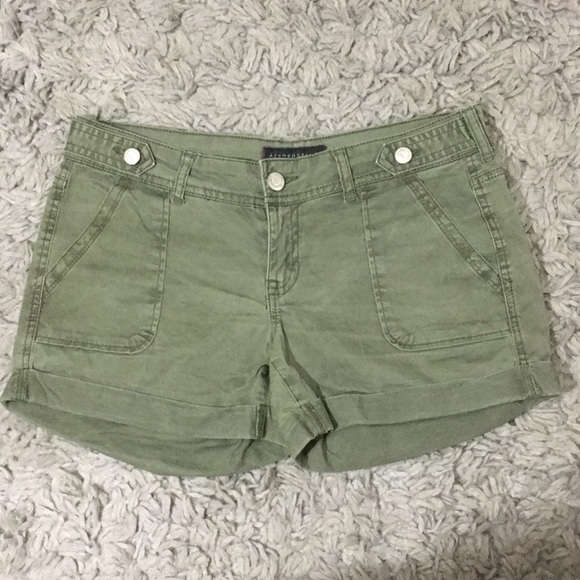 Aeropostale Pants - Green Jean Shorts